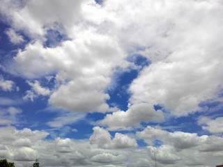 Landscape shots abstract form of cloud