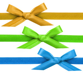 Fototapeta premium ribbon bow isolated on white background