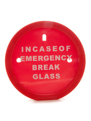 Incase of emergency break glass money box