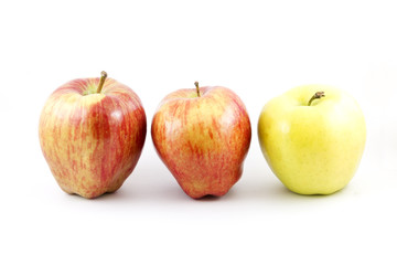 Fototapeta na wymiar Three Apples