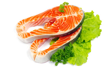 raw salmon