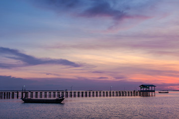 Twilight at fisherman Vill