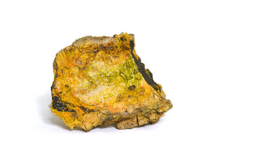 Rare Wolsendorfite + Uranophane. Bavaria, Germany. 3.5cm.