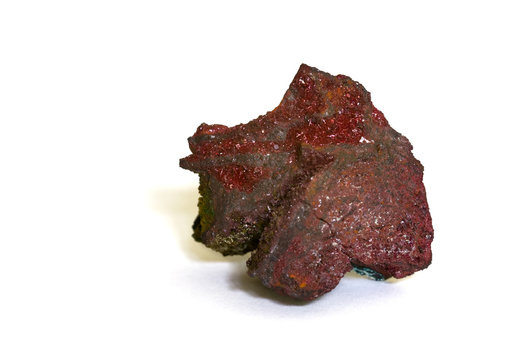 Cuprite (copper oxide) from Arezzo, Italy. 2.9cm across.