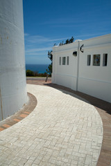 A close up of a path around Gibbs Hill Lighthouse, Bermuda