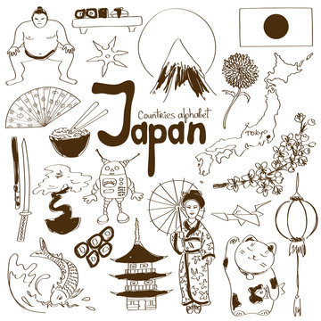 Collection of Japan icons