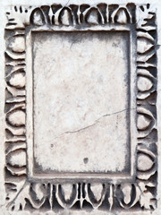 Rahmen eines antiken Reliefs