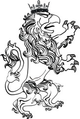 gryphon tattoo isolated1