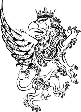 gryphon tattoo isolated01