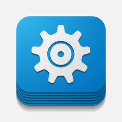 square button: cogwheel