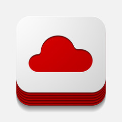 square button: cloud