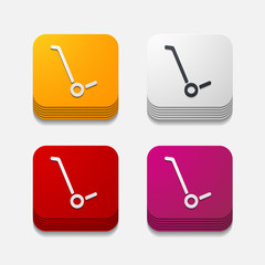 square button: trolley