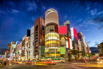 Obraz premium Ginza w Tokio