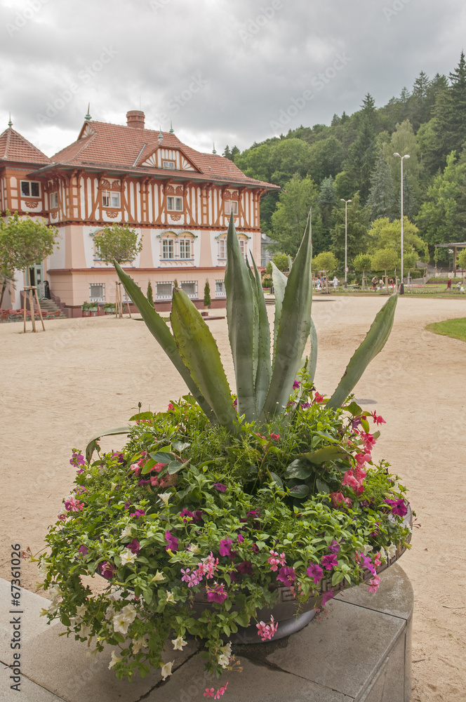 Canvas Prints Jewels of Bohemia - Luhačovice town