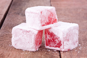 turkish delight with rose flavour