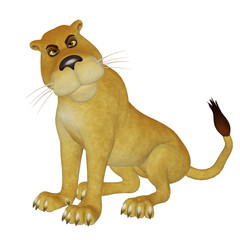 cartoon lioness