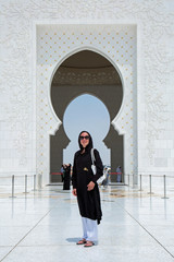 Viste de la Grande Mosquée d'Abu Dhabi
