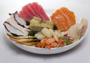 Sashimi made dish