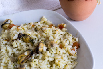 seafood risotto