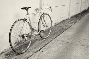 Vintage road bicycle