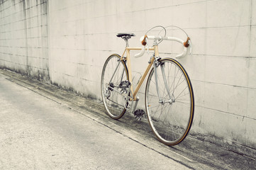 Fototapeta na wymiar Vintage road bicycle