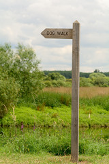 Dog Walk signpost