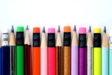 Sharpened Colorful Pencils