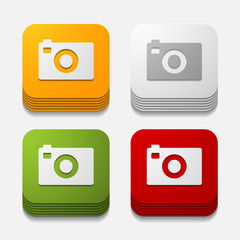 square button: photo