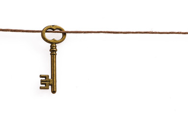 Vintage iron key 