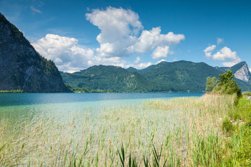 Mondsee lake in Austria