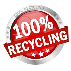 Button - 100 % Recycling