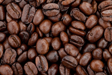 Coffee beans background