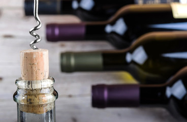 Wine bottles