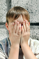 Fototapeta premium Sad Kid