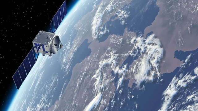 Satellite Orbiting Earth