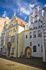 Riga and old town, Latvia