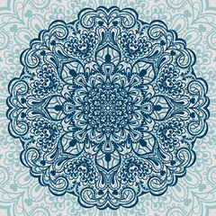 Flower Mandala. Abstract element for design