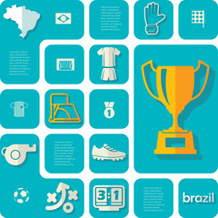 football, soccer infographic