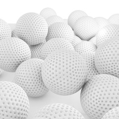 Golfbälle - 3d Render