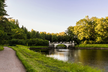 Park in Pavlovsk Russia