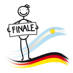 Finale - Deutschland - Flagge