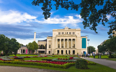Opera theater in Riga