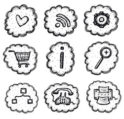 Web And Shopping Icons Set