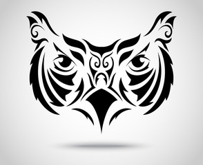 Owl Tribal pattern