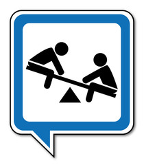 Logo aire de jeux. © Scriblr