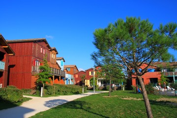 Cabanes de pêcheurs, Le Teich