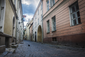 Old Street of Tallinn Estonia