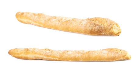 Baguette bread isolated