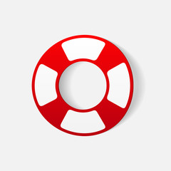 realistic design element: lifebuoy