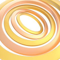 Multiple rings background composition